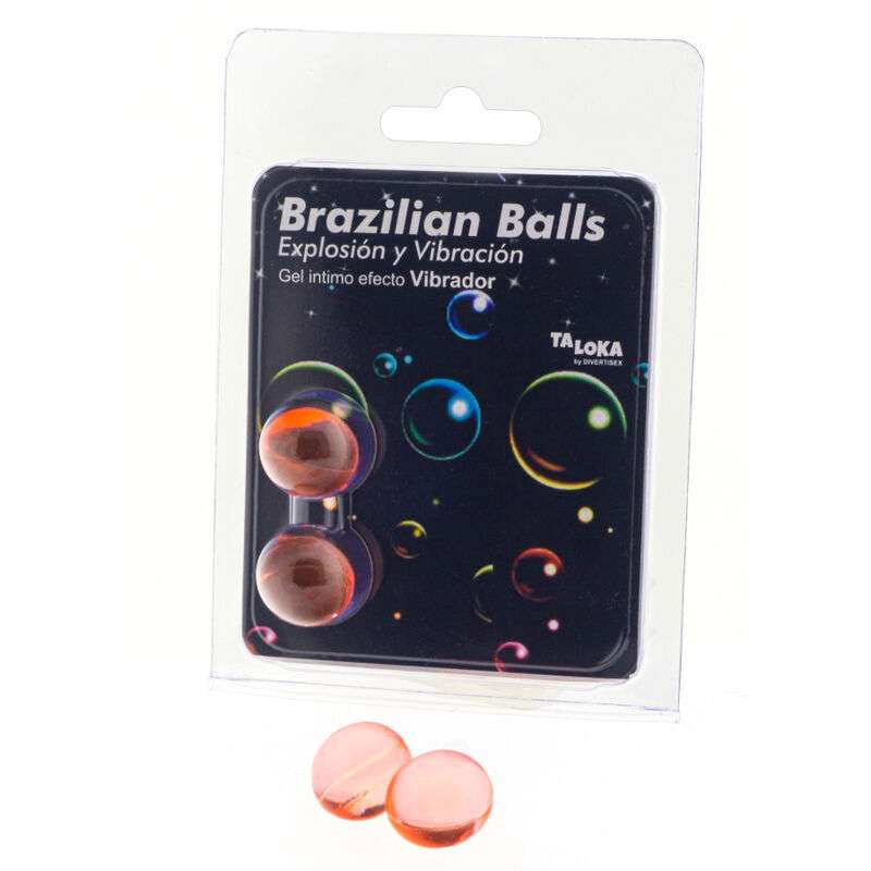 TALOKA - 2 BRAZILIAN BALLS VIBRATING EFFECT EXCITING GEL TALOKA - 2 BRAZILIAN BALLS VIBRATING EFFECT EXCITING GEL