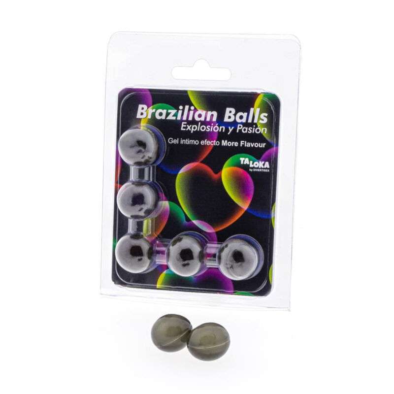 TALOKA - 5 BRAZILIAN BALLS MORE FLAVOUR EFFECT EXCITING GEL TALOKA - 5 BRAZILIAN BALLS MORE FLAVOUR EFFECT EXCITING GEL