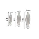 TOYJOY - ANAL PLAY 3-PIECE TRANSPARENT FINGER RIMMER