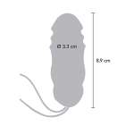 TOYJOY - HAPPINESS SUNN SIDE UP AND DOWN VIBRATOR REMOTE CONTROL FUCHSIA