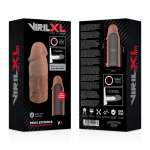 VIRILXL - LIQUID SILICONE V3 BROWN PENIS EXTENSION