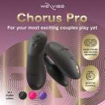 WE-VIBE - CHORUS PRO PREMIUM COUPLES VIBRATOR SATIN BLACK