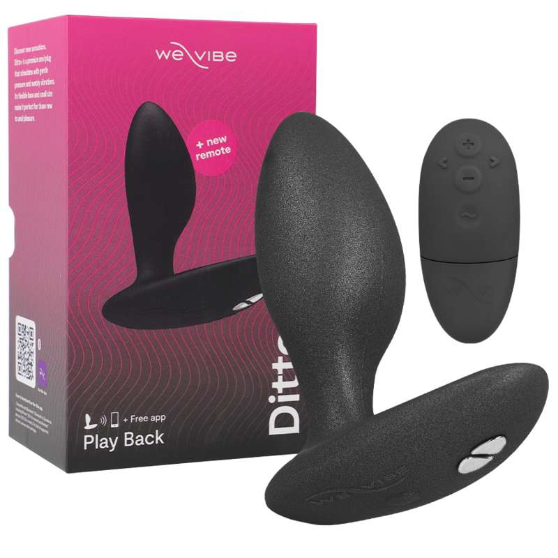 WE-VIBE - DITTO+ ANAL PLUG VIBRATOR BLACK WE-VIBE - DITTO+ ANAL PLUG VIBRATOR BLACK