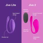 WE-VIBE - JIVE LITE APP-CONTROLLED WEARABLE EGG VIBRATOR PURPLE