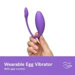 WE-VIBE - JIVE LITE APP-CONTROLLED WEARABLE EGG VIBRATOR PURPLE