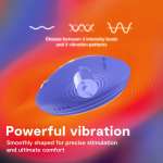 WE-VIBE - TEMP HEATING AND COOLING VIBRATOR LAVENDER BLUE