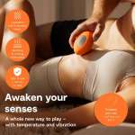 WE-VIBE - TEMP HEATING AND COOLING VIBRATOR TANGERINE