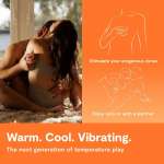 WE-VIBE - TEMP HEATING AND COOLING VIBRATOR TANGERINE