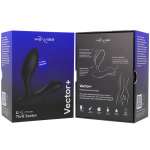 WE-VIBE - VECTOR+ BLACK PROSTATE MASSAGER REMOTE CONTROL