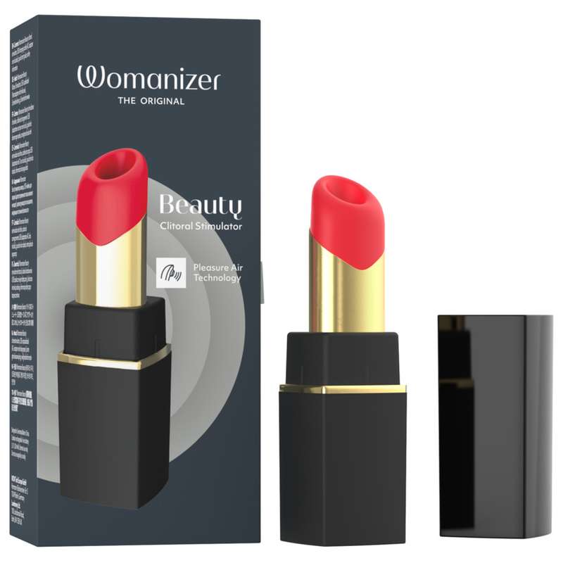 WOMANIZER - BEAUTY SUCTION CLITORAL STIMULATOR 6 INTENSITY LEVELS BLACK AND GOLD WOMANIZER - BEAUTY SUCTION CLITORAL STIMULATOR 6 INTENSITY LEVELS BLACK AND GOLD