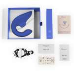 WOMANIZER - BLEND RABBIT VIBRATOR STIMULATOR VIBRANT BLUE
