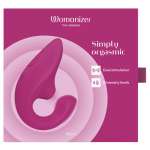 WOMANIZER - BLEND RABBIT VIBRATOR STIMULATOR VIBRANT PINK