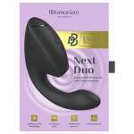 WOMANIZER - DUO NEXT DUAL CLITORAL & G-SPOT STIMULATOR BLACK