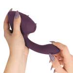 WOMANIZER - Duo Next kaksois klitoris ja G-piste stimulaattori tumma violetti