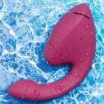 WOMANIZER - DUO NEXT DUAL CLITORAL & G-SPOT STIMULATOR DUSKY PINK