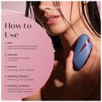 WOMANIZER - NEXT LIBERTY 3D PLEASURE AIR CLITORAL STIMULATOR BLUE/RED