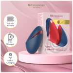 WOMANIZER - NEXT LIBERTY 3D PLEASURE AIR CLITORAL STIMULATOR BLUE/RED