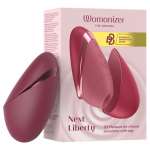 WOMANIZER - NEXT LIBERTY 3D PLEASURE AIR CLITORAL STIMULATOR BORDEAUX