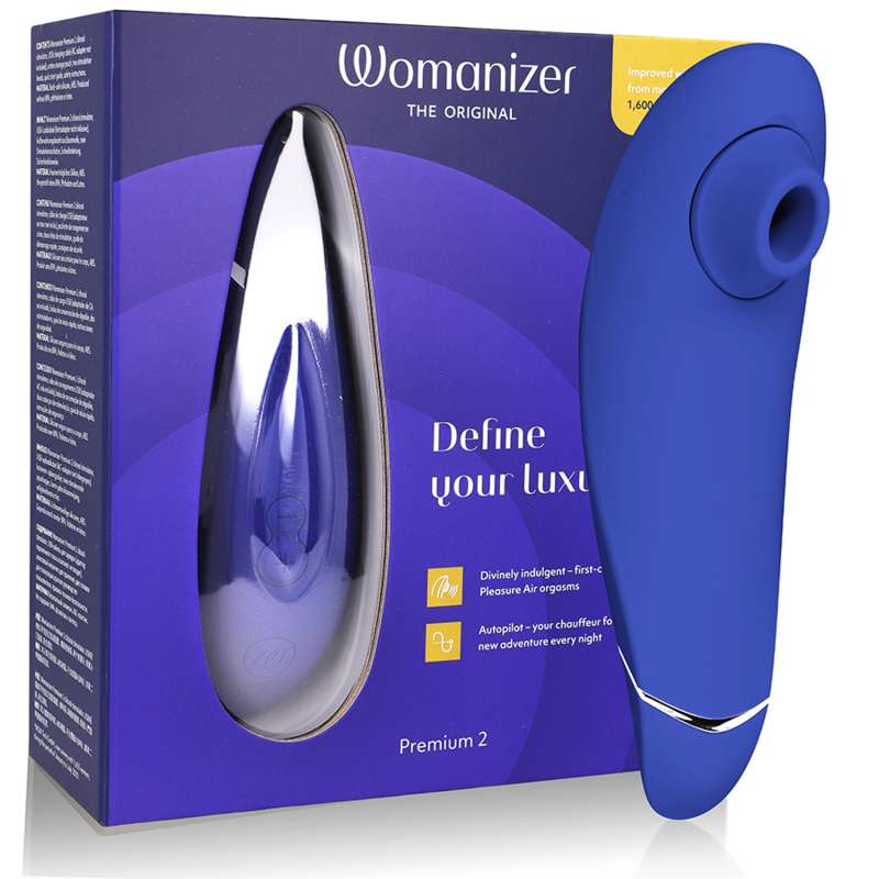 WOMANIZER - PREMIUM 2 CLITORAL STIMULATOR BLUEBERRY WOMANIZER - PREMIUM 2 CLITORAL STIMULATOR BLUEBERRY