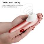WOMANIZER - PRO VIBRANT CLITORAL STIMULATOR BURGUNDY