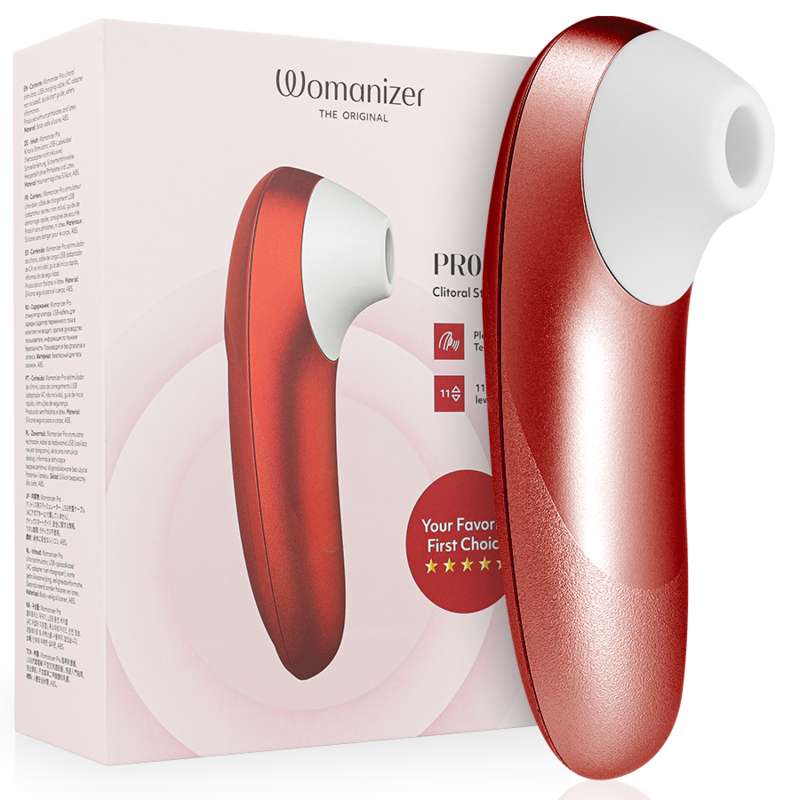 WOMANIZER - PRO VIBRANT CLITORAL STIMULATOR BURGUNDY WOMANIZER - PRO VIBRANT CLITORAL STIMULATOR BURGUNDY