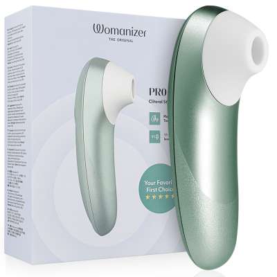 WOMANIZER - PRO VIBRANT CLITORAL STIMULATOR SAGE GREEN