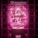 WOMANIZER - SNAP SUCTION CLITORAL STIMULATOR 6 INTENSITY LEVELS CRUSHED BERRY