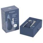 WOMANIZER - VIBE LAY-ON SILENT VIBRATOR DARK BLUE