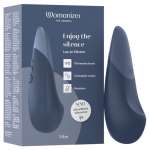 WOMANIZER - VIBE LAY-ON SILENT VIBRATOR DARK BLUE