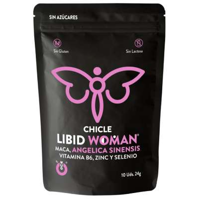 WUG LIBID WOMAN – Functional chewing gum with Maca, Female Ginseng and Zinc to boost female vitality