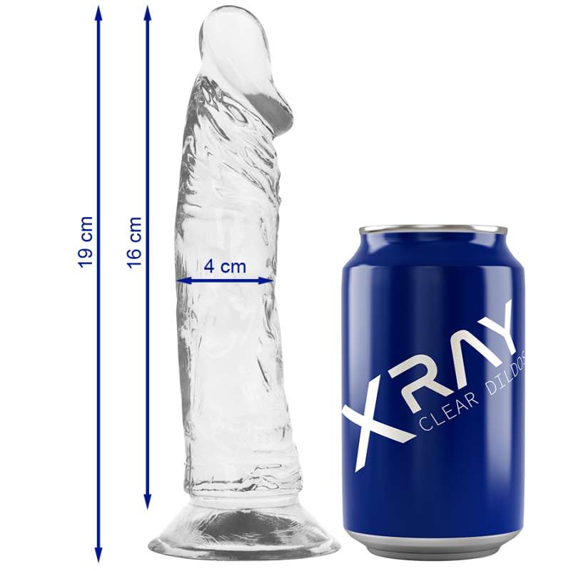 X RAY - CLEAR COCK 19 CM -O- 4 CM X RAY - CLEAR COCK 19 CM -O- 4 CM
