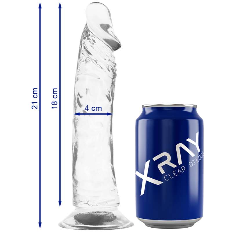 X RAY - CLEAR COCK 21 CM -O- 4 CM X RAY - CLEAR COCK 21 CM -O- 4 CM