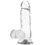 X RAY - CLEAR COCK WITH BALLS 15.5 CM -O- 3.5 CM