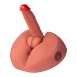 XISE - HONEY REALISTIC DILDO MASTURBATOR WITH VIBRATION 25 CM