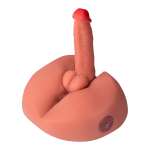 XISE - HONEY REALISTIC DILDO MASTURBATOR WITH VIBRATION 25 CM